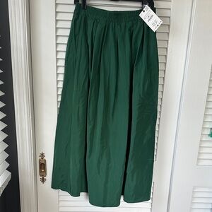 Zara Green Maxi Skirt -NWT